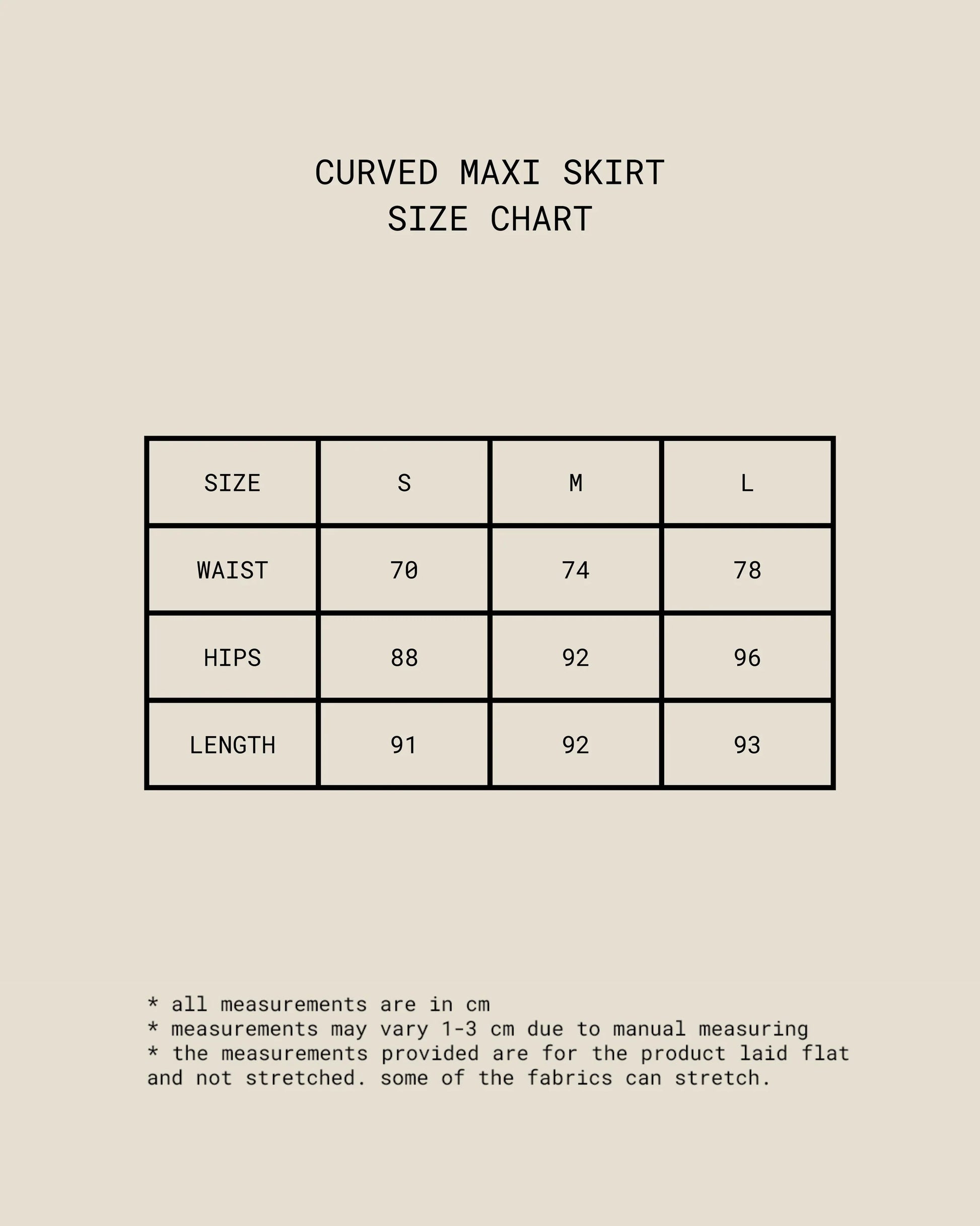 Curved Maxi Skirt (Olive)