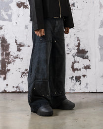 Calf Denim Black