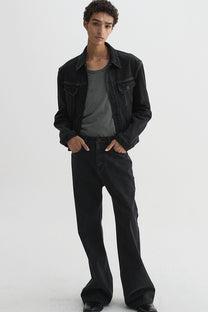 Western Denim Shirt (Indigo)