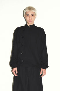 Buttoned Jacket (Black)