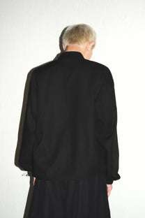 BUTTONED JACKET (OLIVE)