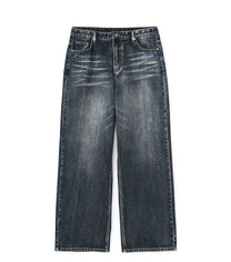 Legacy Wide Denim Pants (Dark Blue)