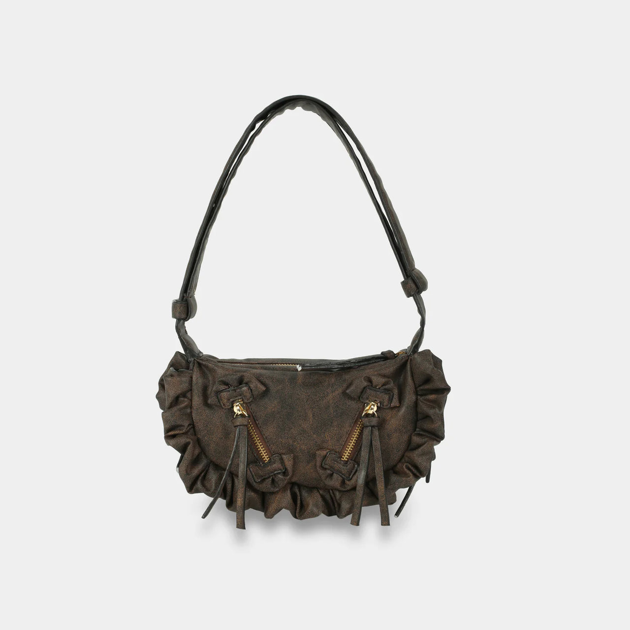 Lace Ruffles Bag (Dark Sugar)