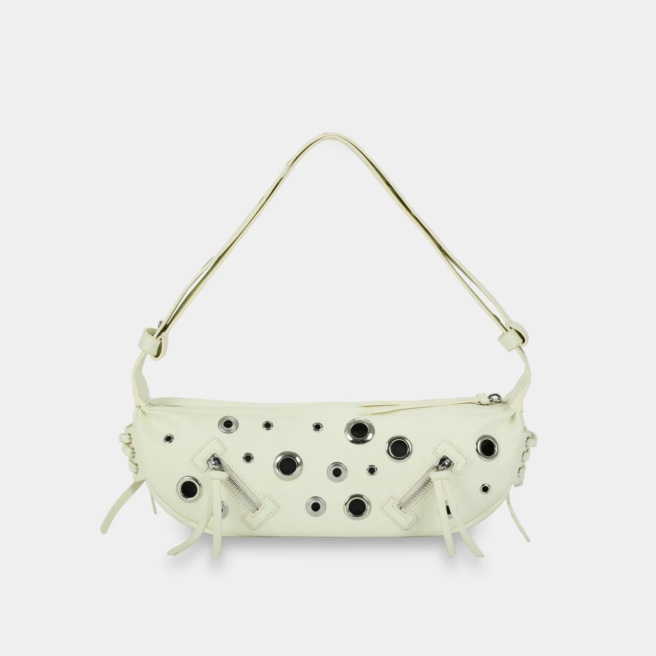 Eyelet Lace Bag - Medium (White)