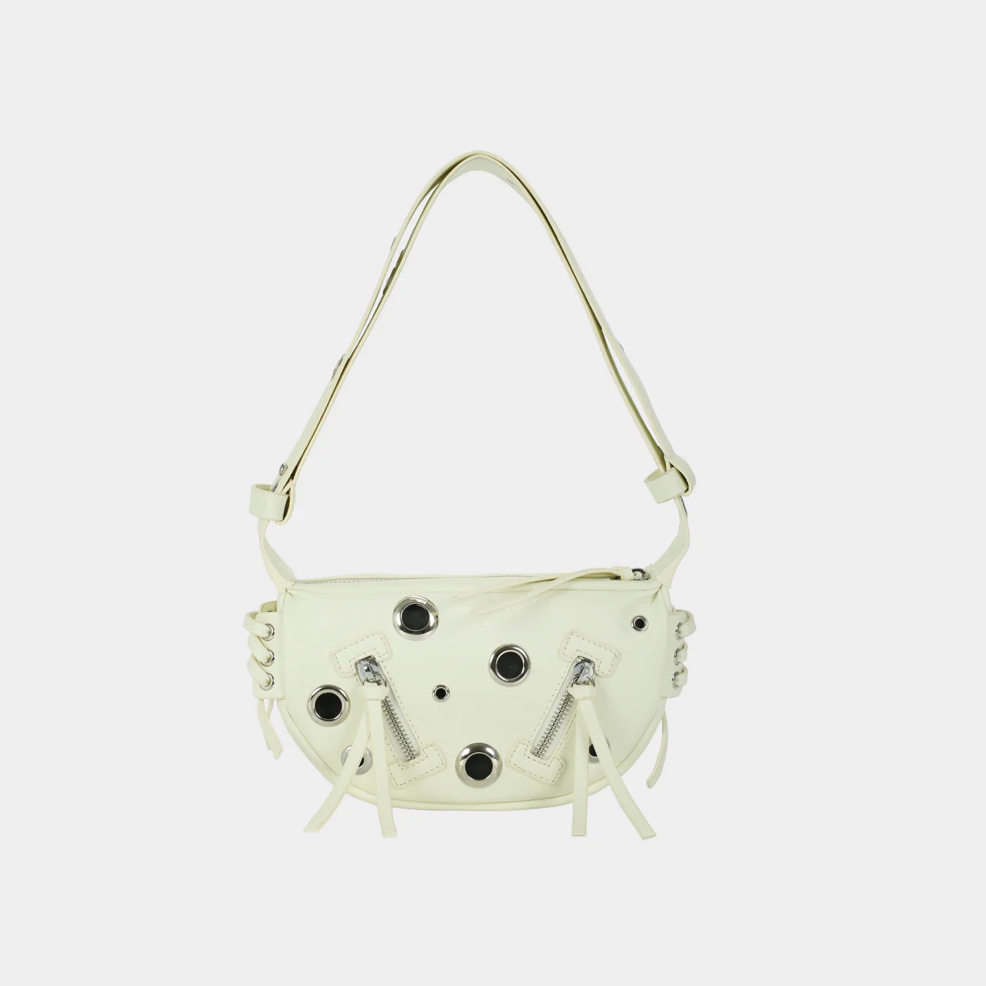 Eyelet Lace Bag - Small (White)