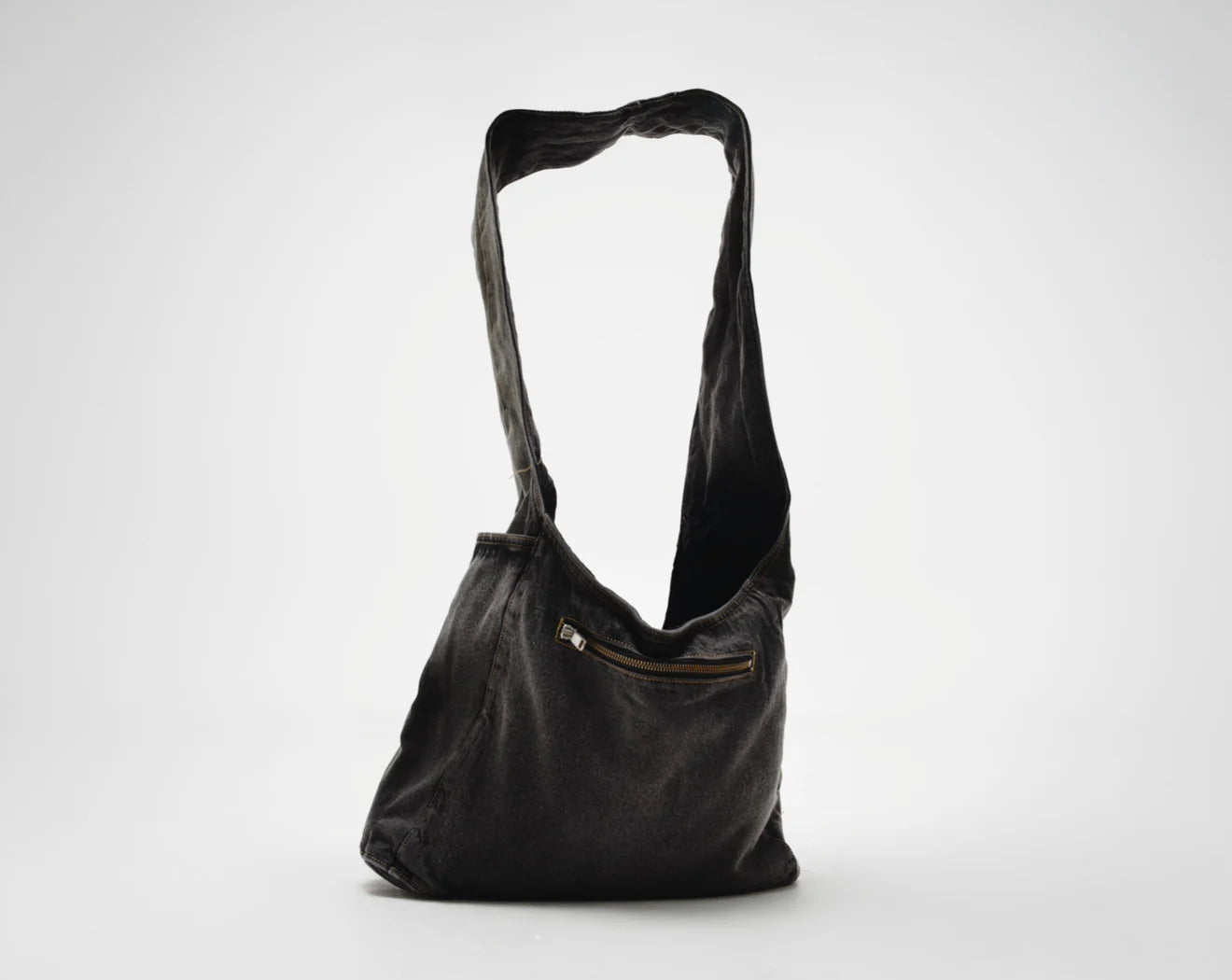 Rave Denim Bag (Dyed Black)