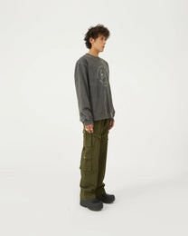 Strap Cargo Pants (Vintage Green)
