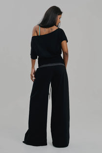 Aria Top Sheer (Black)