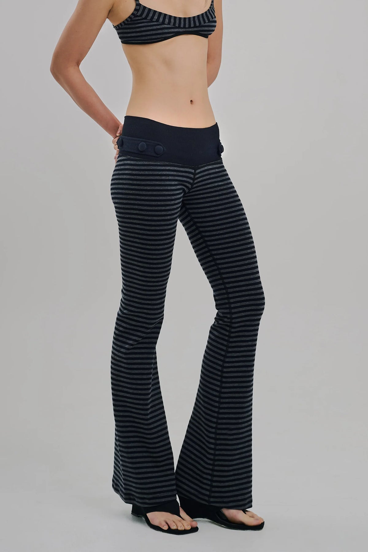 Sorbet Flare Pants (Pebble)