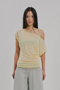Aria Top Sheer (Butter)