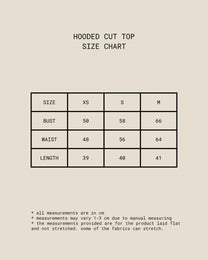 Hooded Cut Top