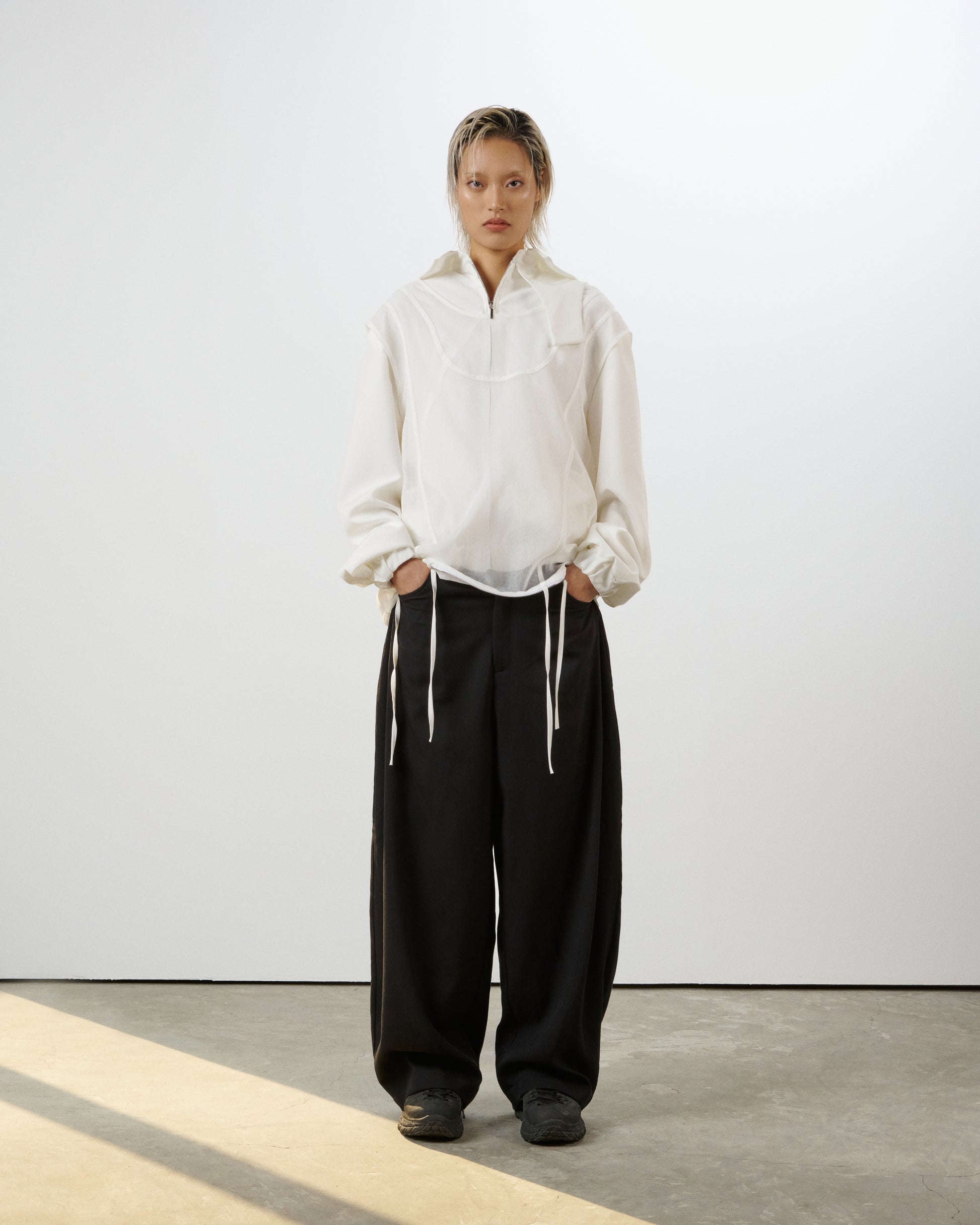 Basket Top - White