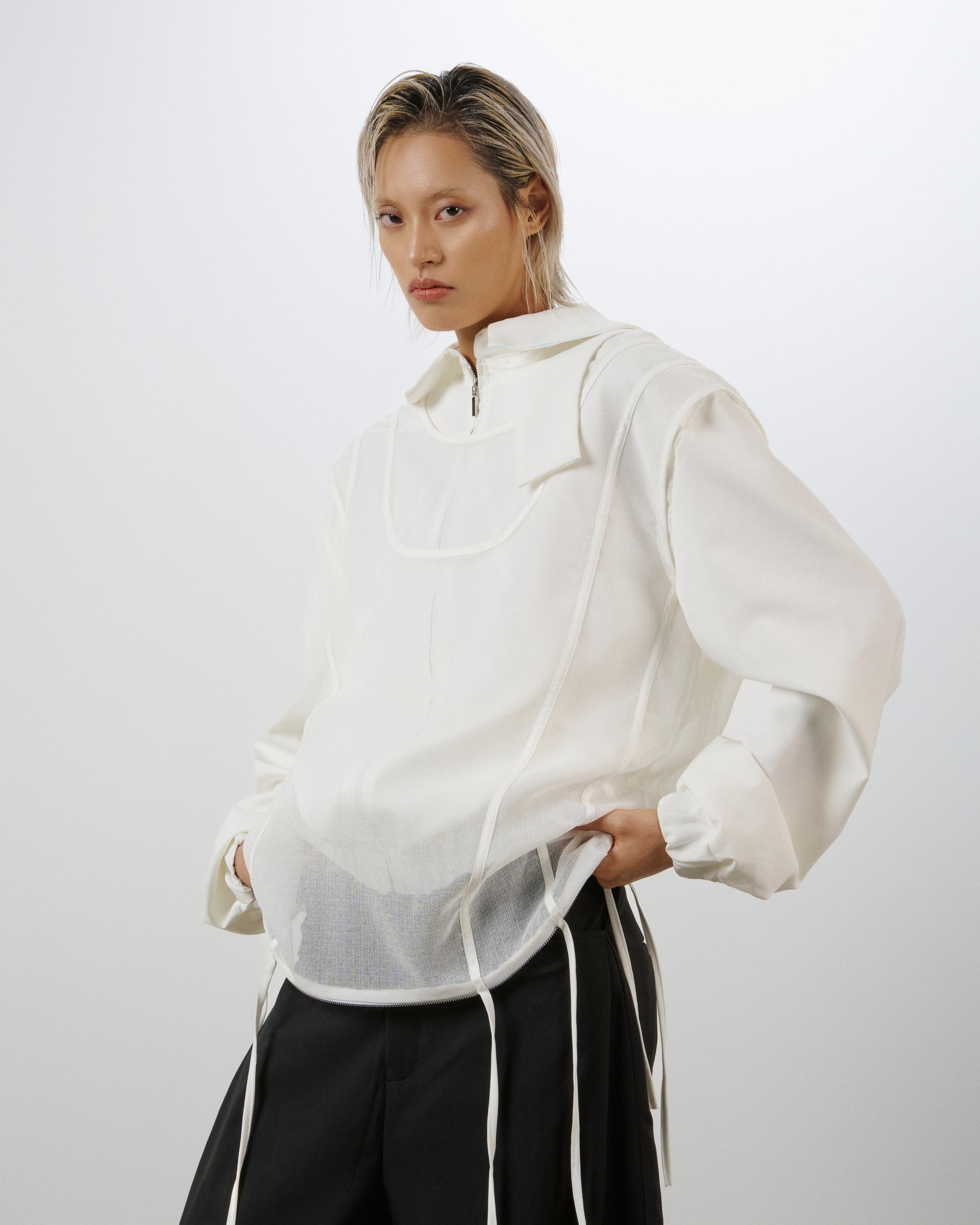 Basket Top - White