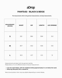 Paneled Pants Black
