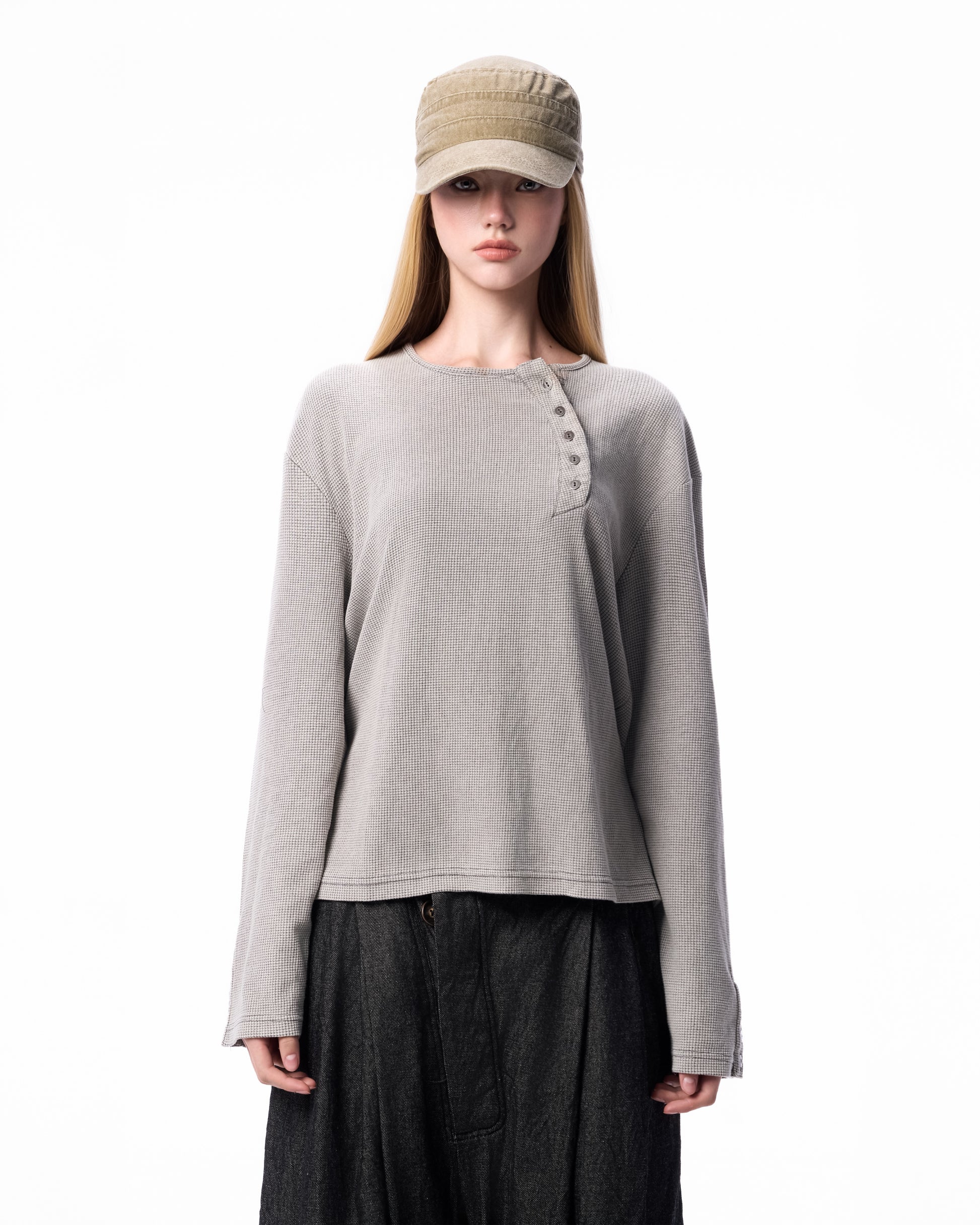 Henley Oversized (Cream)