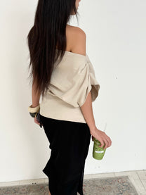 Horse Tee Beige