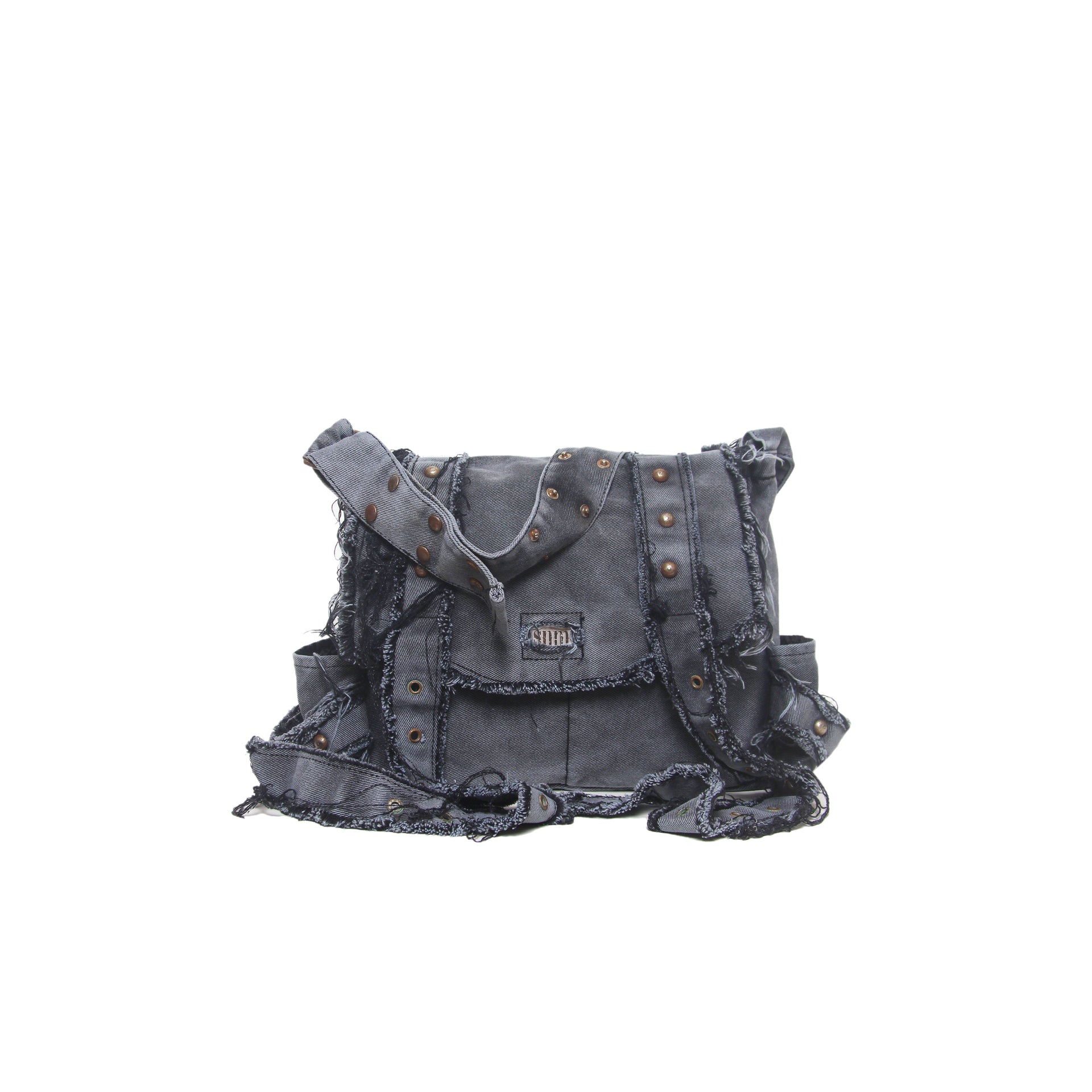 S-Washed Denim Bag - Cement