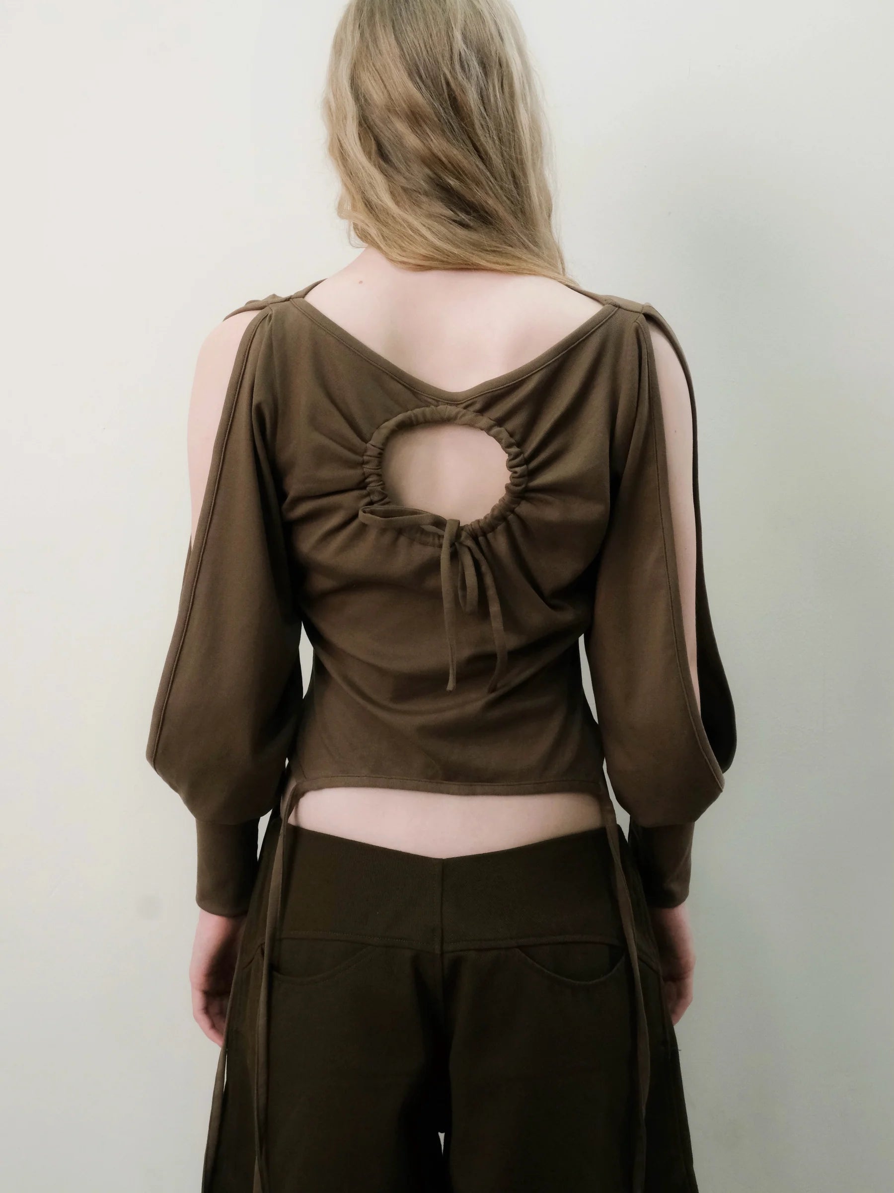 Garter Long Sleeve (Olive Brown)
