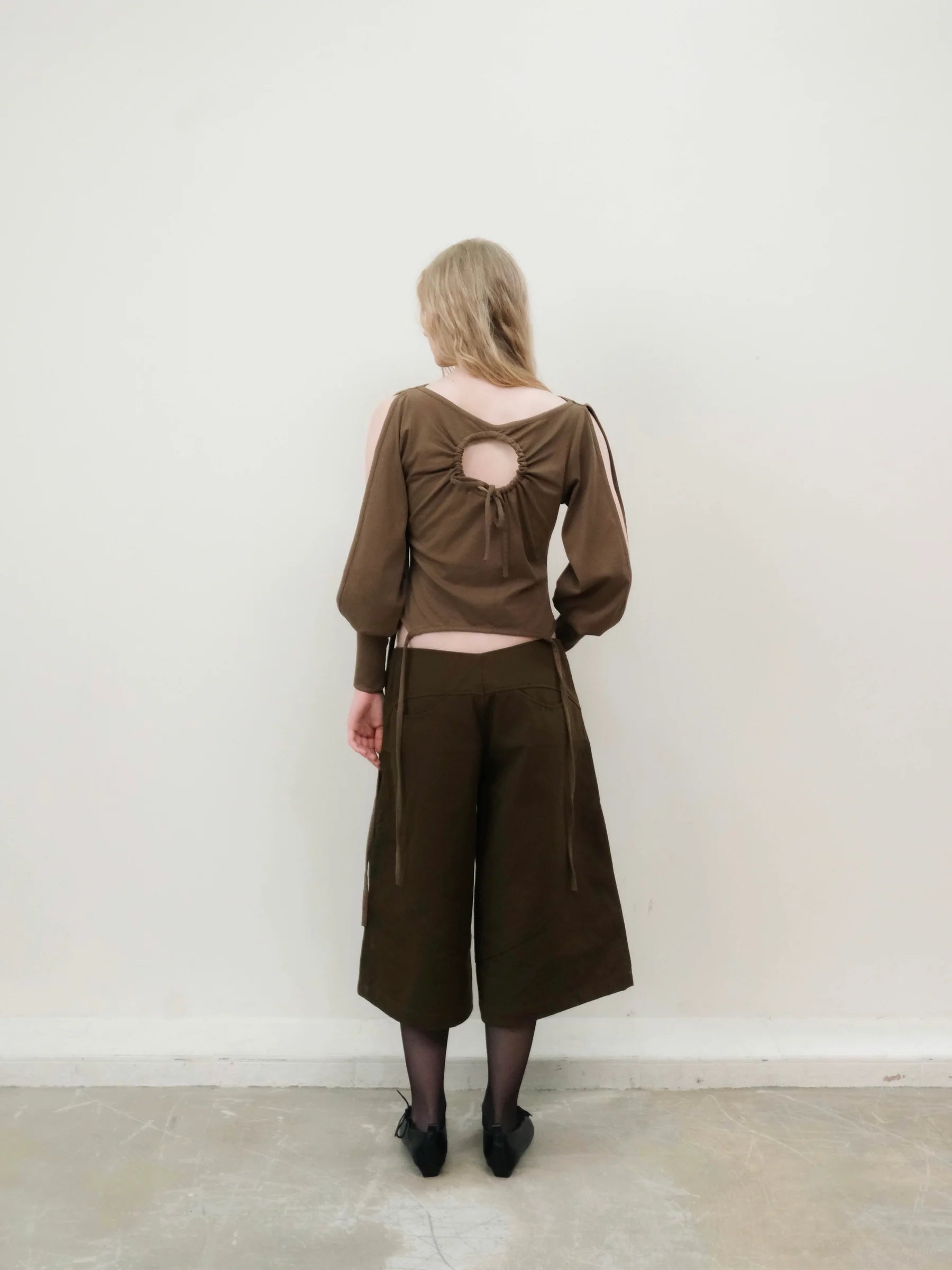Garter Long Sleeve (Olive Brown)