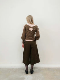 Garter Long Sleeve (Olive Brown)