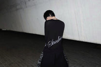 Triangle Neck Shirt (Black)