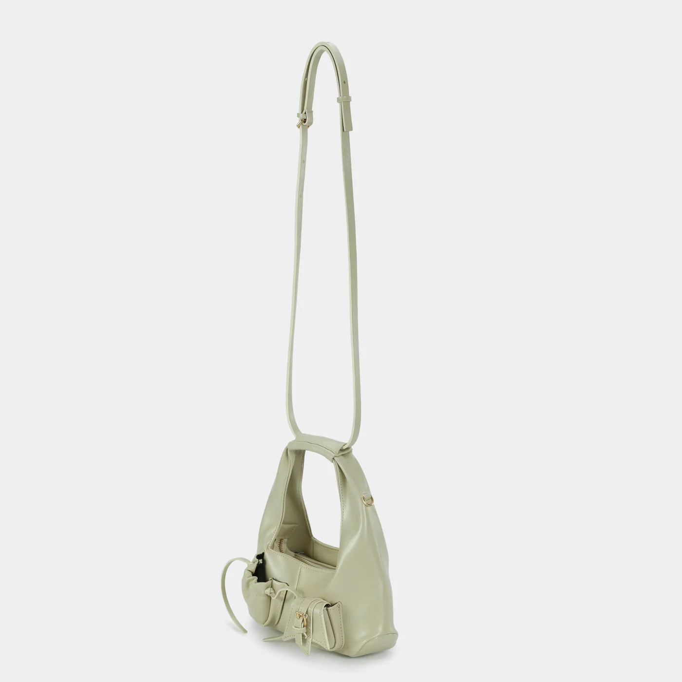 C2 Pocket Hobo Bag - Mini (White Cream)