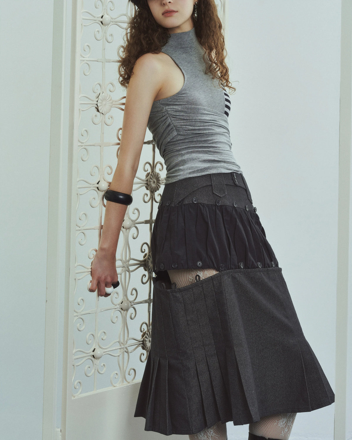 Facade Skirt (Black)