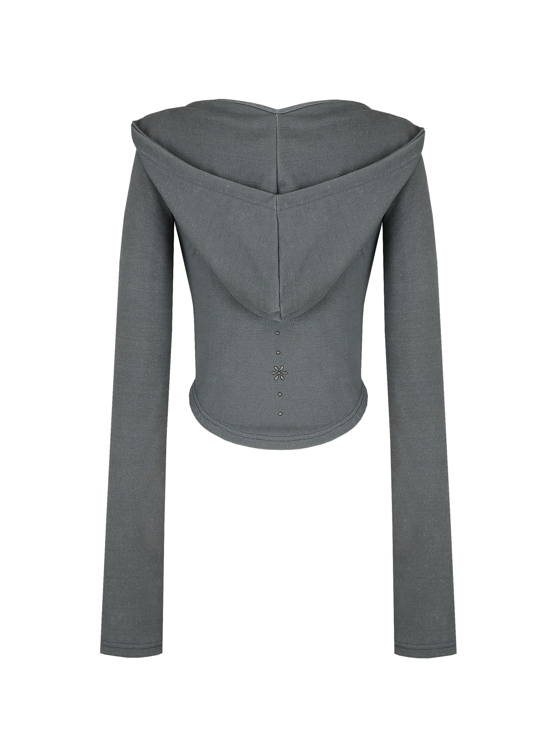 Kashiko Comfy : Monk hood zip-up