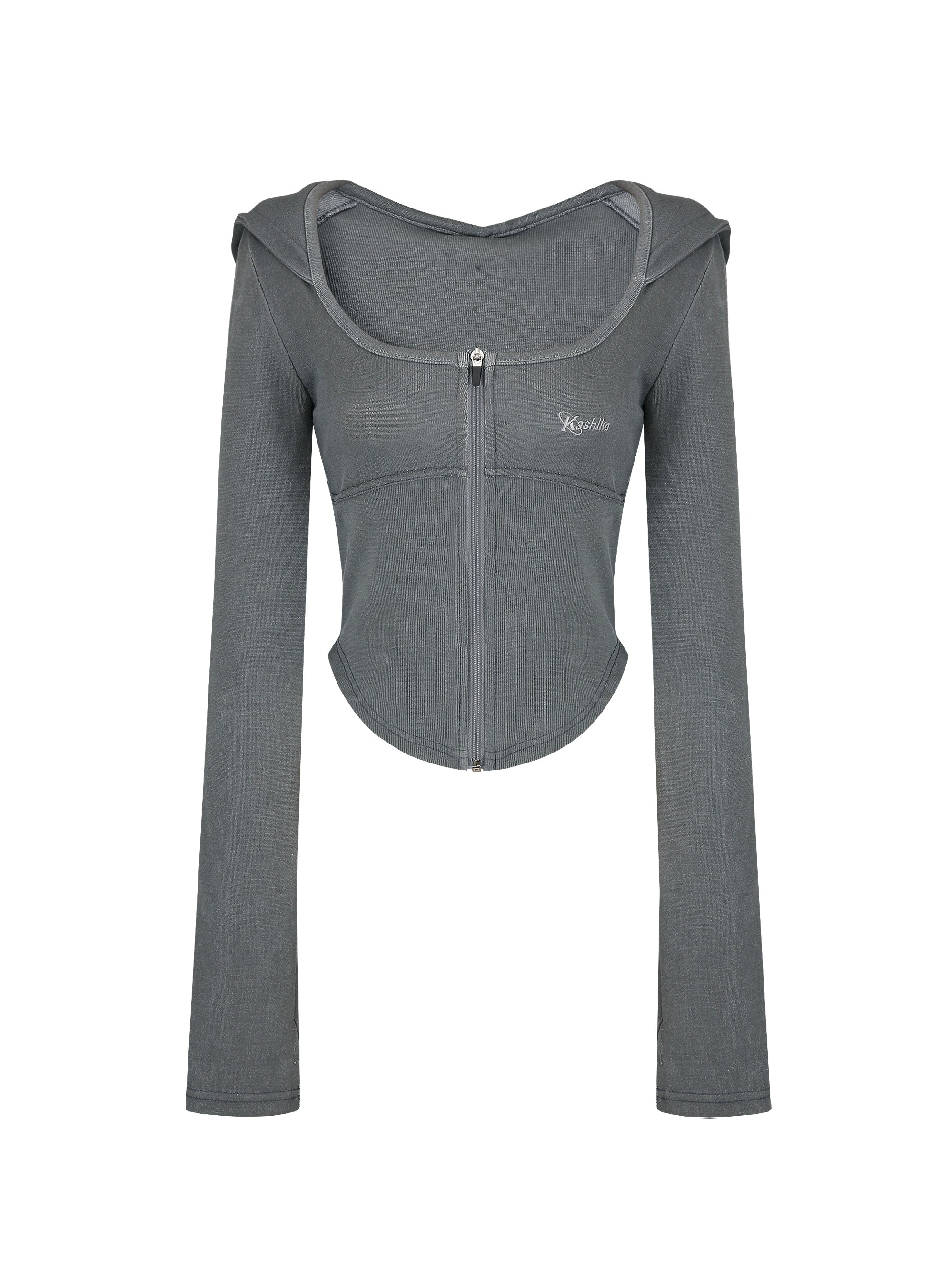トップス kashiko Monk Over Hood Zip-up Kashiko Comfy : Monk hood zip-up – Plop Apparels