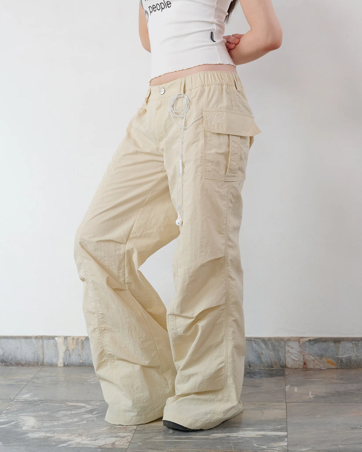 Neo Cargo Pants (Beige)