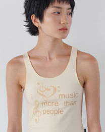 MUSIC TANK YELLOW