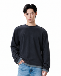 Layered Long Sleeve — Midnight