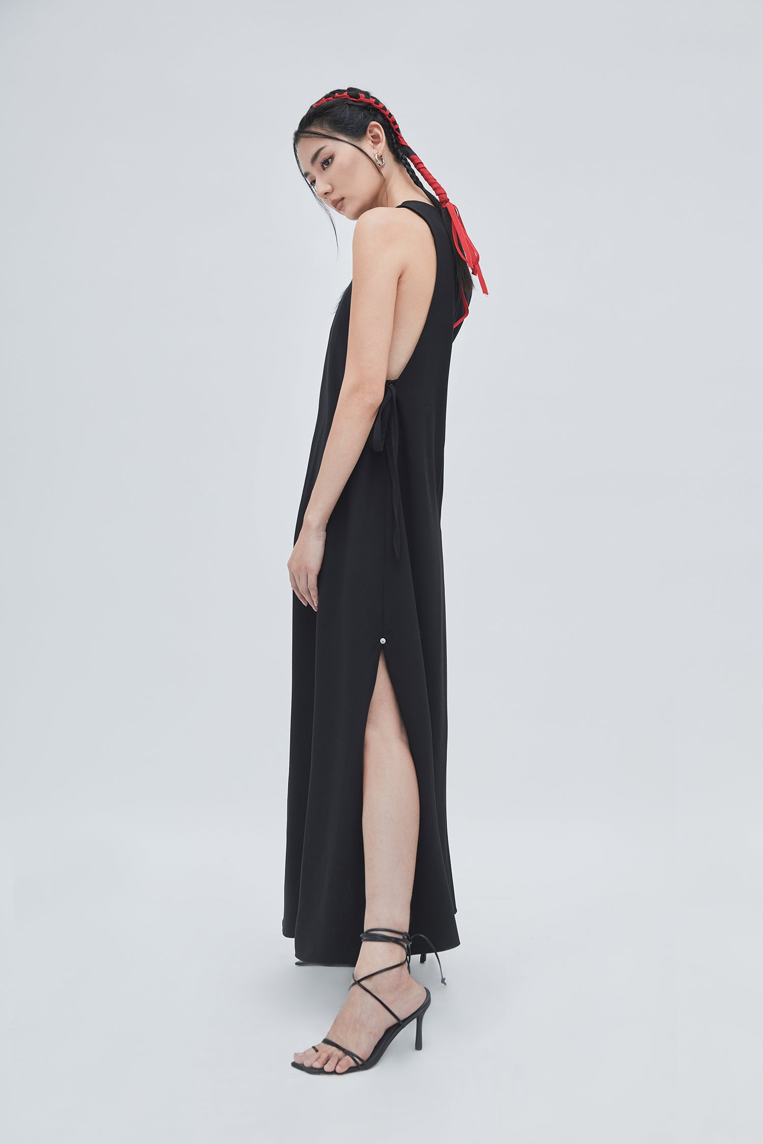 A-LINE MAXI - BLACK