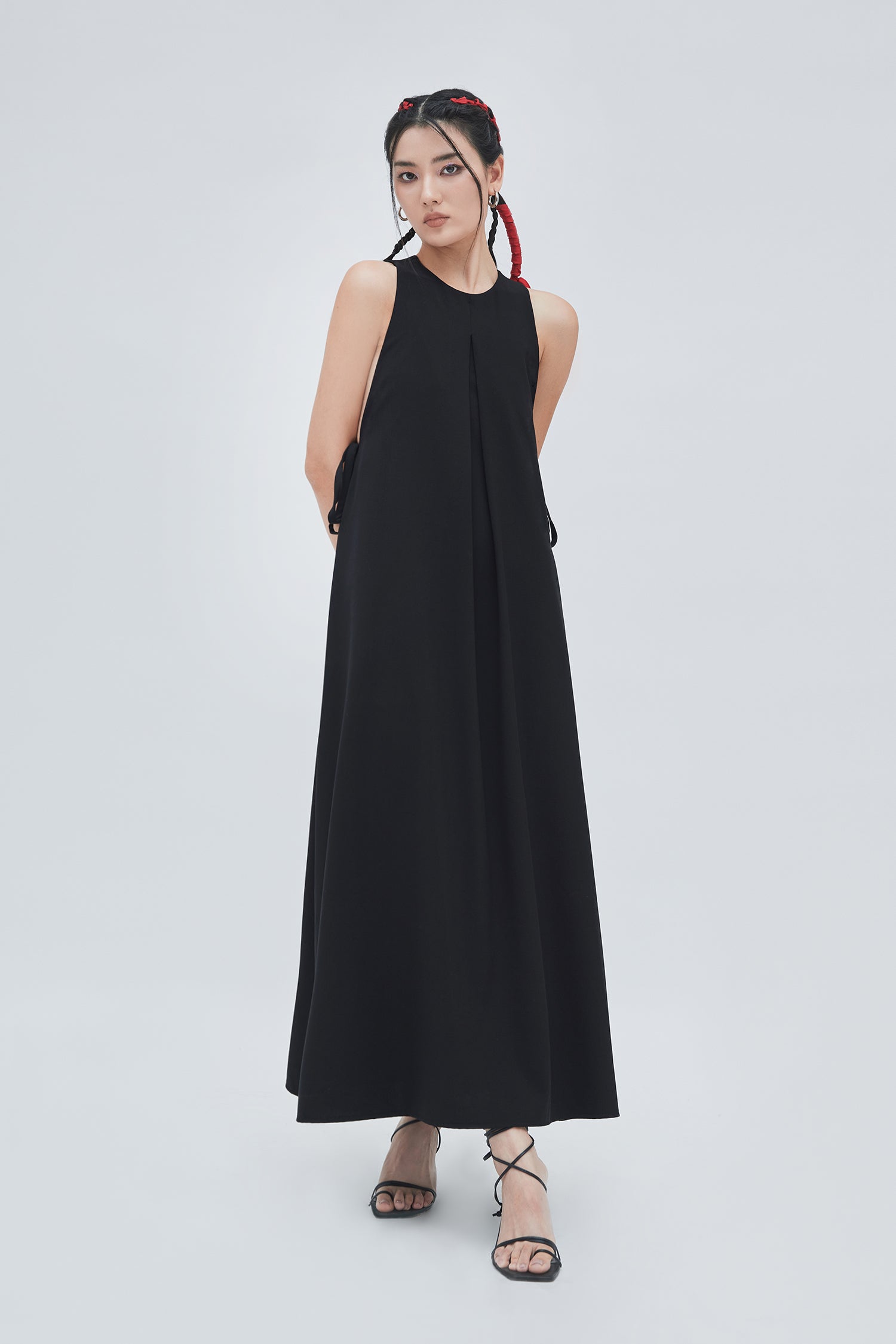 A-LINE MAXI - BLACK