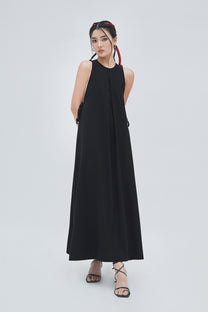 A-LINE MAXI - BLACK