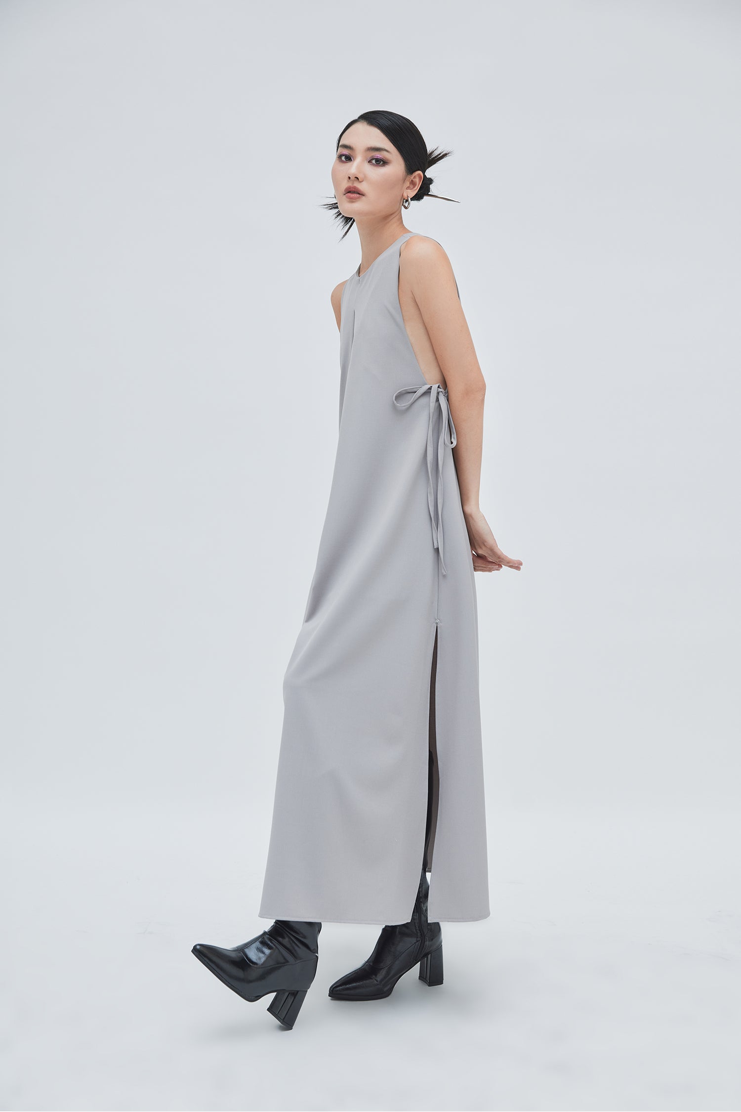 A-LINE MAXI - GREY