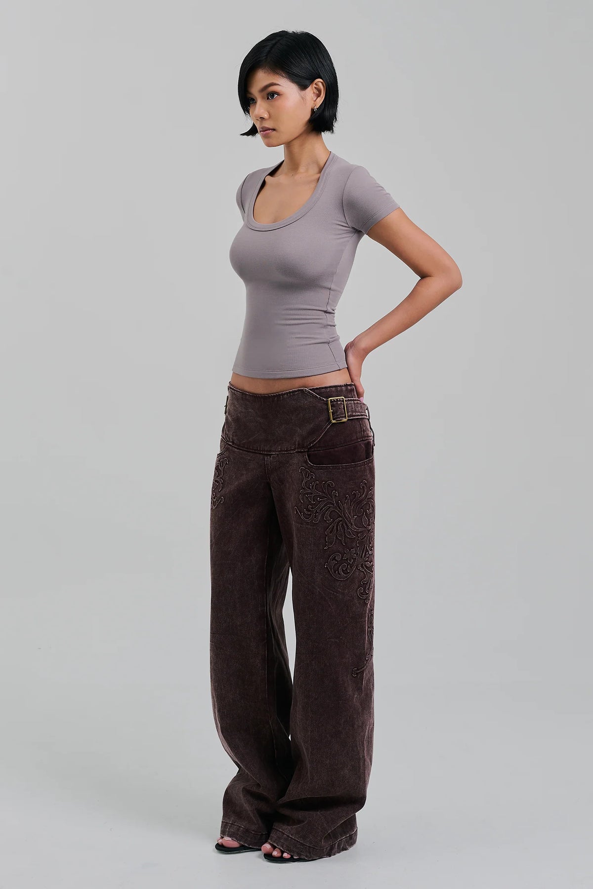 Meranti Pants (Maroon)