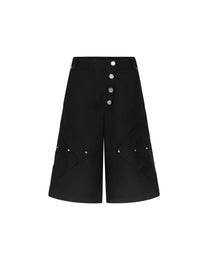 Bamboo Rivet Shorts (Black)