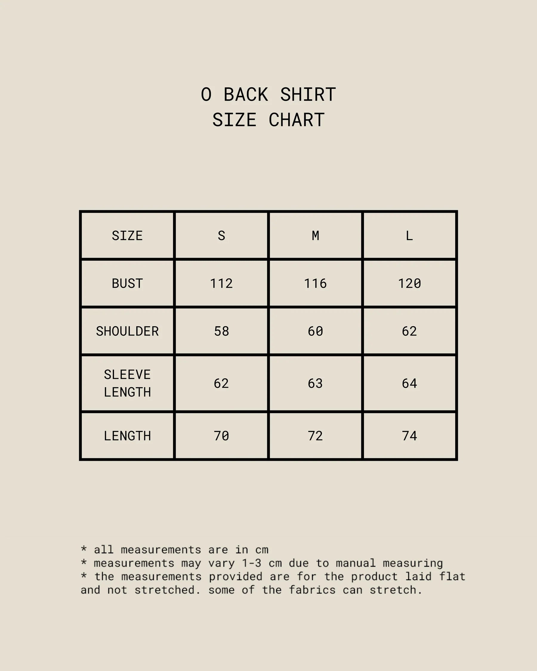 O Back Shirt [Brown]