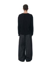 SIDE PLEAT STRIPES PANTS