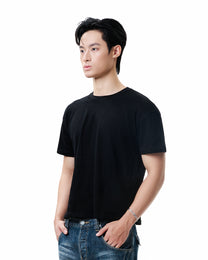 Cotton Slub Tee - Black