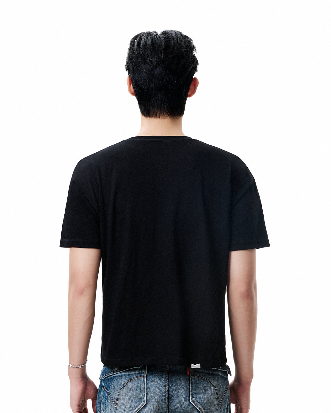Cotton Slub Tee - Black