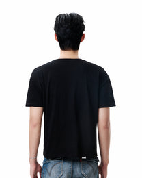 Cotton Slub Tee - Black