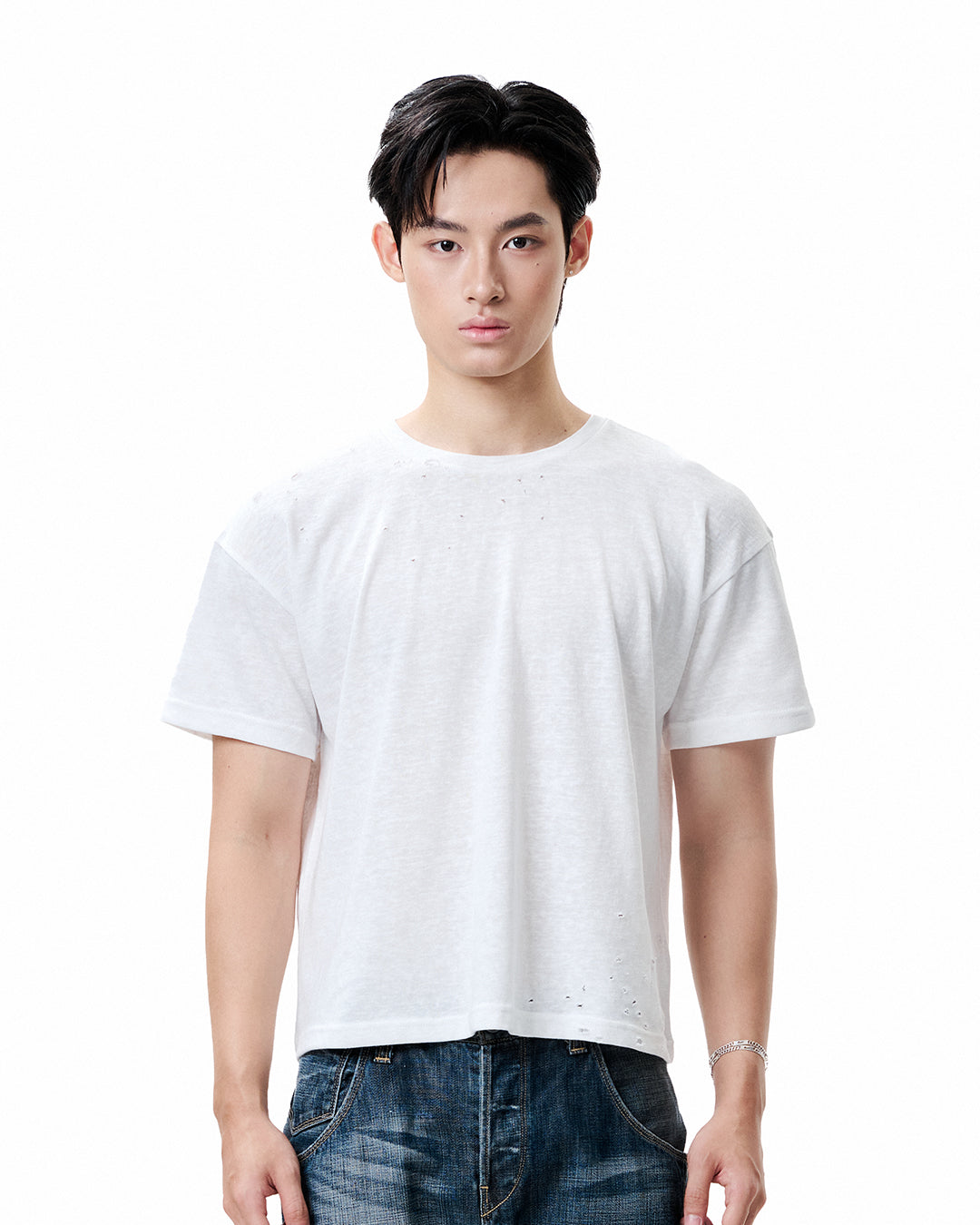 Cotton Slub Tee - Off White