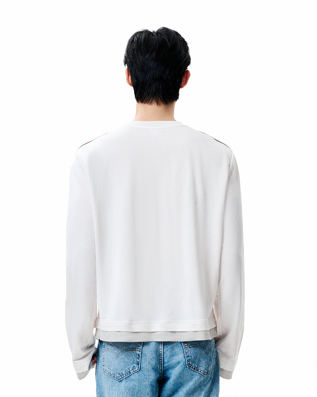 Layered Long Sleeve — Off White