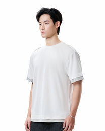 Layered Crew Tee - Off White