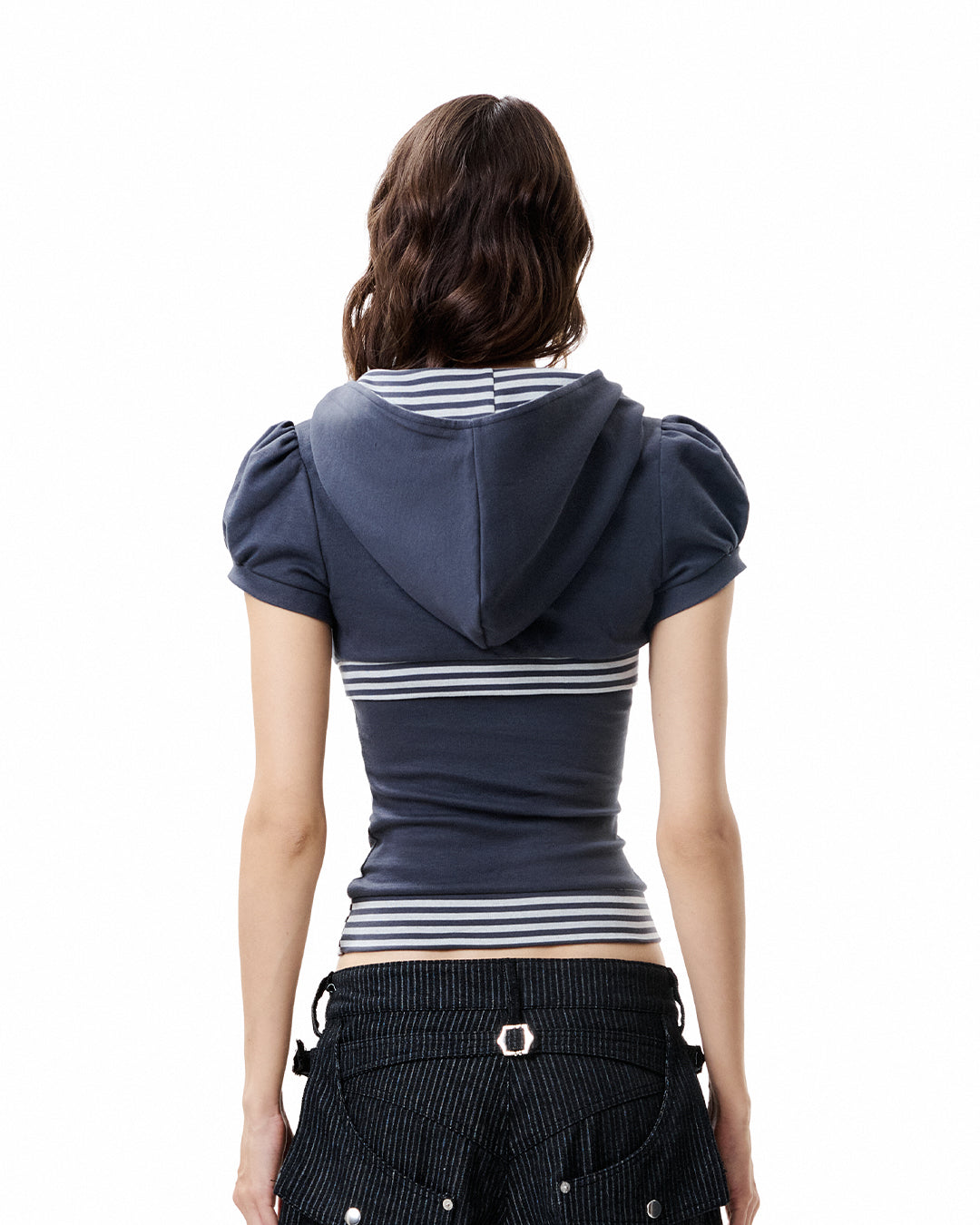 Line Hood Top - Slate