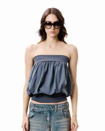 Gathered Bandeau - Slate