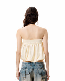 Gathered Bandeau - Butter