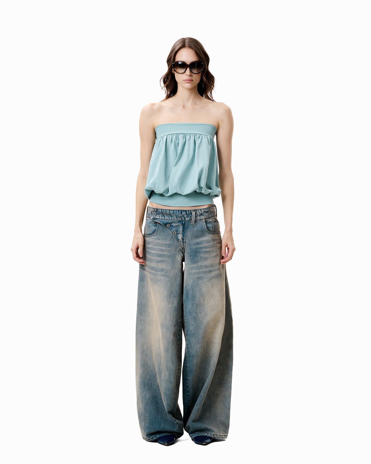 Gathered Bandeau - Mint